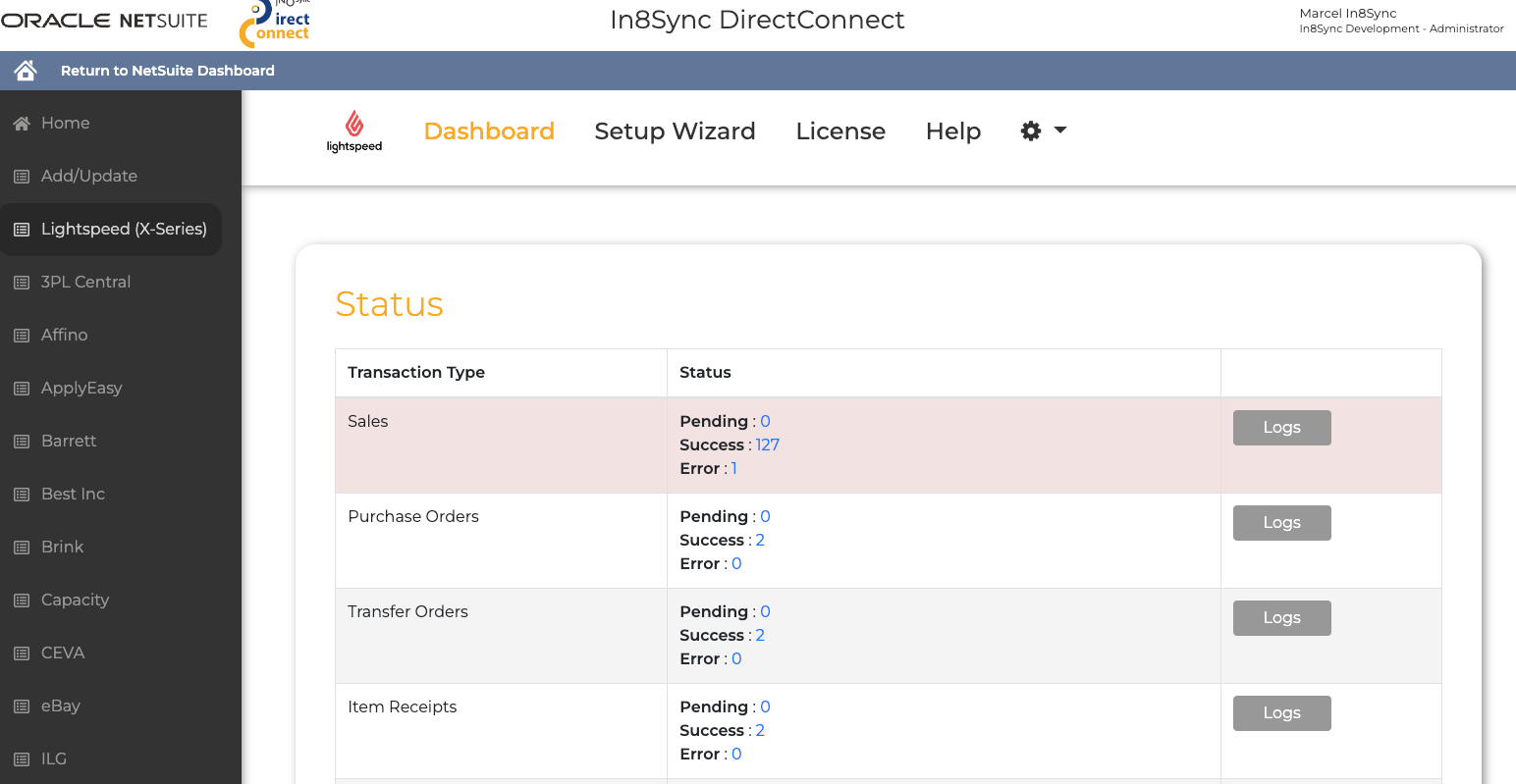 Lightspeed X-Series - IDC Dashboard Setup Guide