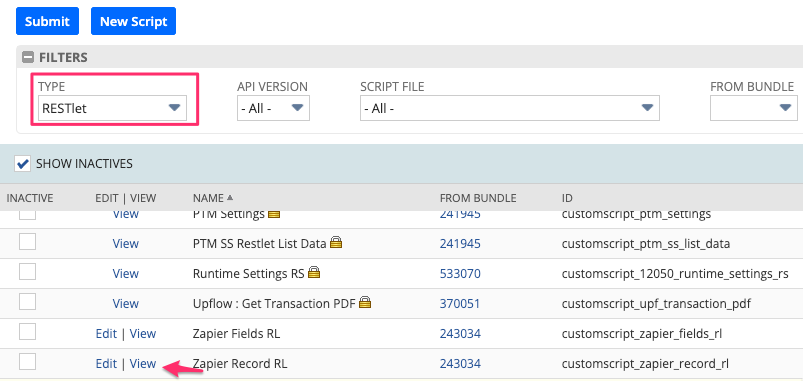 Update Record Script Logs